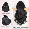 Virgin Natural Wavy Human Hair - 7 Pcs Clip-In Set