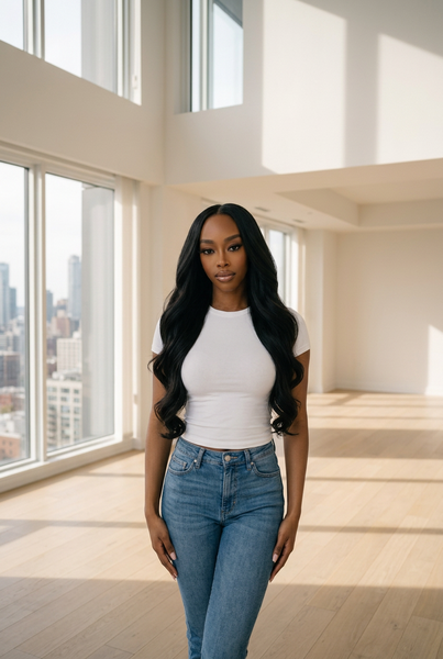 Virgin Silky Straight Human Hair Extensions