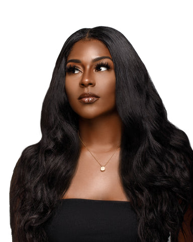 Colored 1B Wavy Hair Extensions